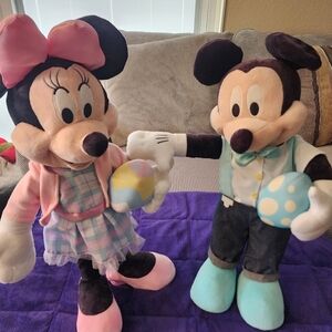 Disney Mickey and Minnie Easter Decor- Pink, Blue, Black